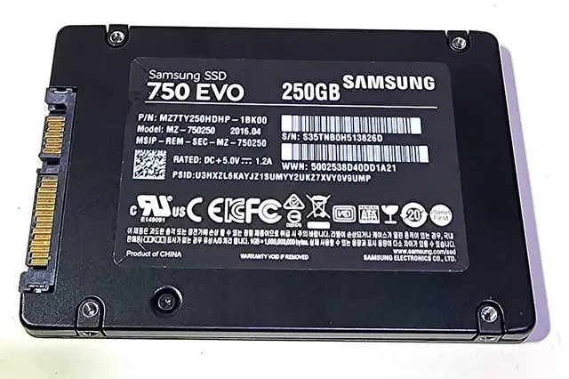 삼성 ssd 750 Evo 250gb