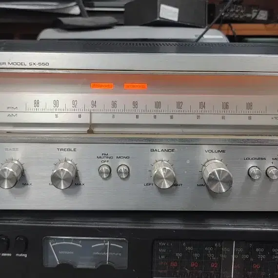 PIONEER SX-550 리시버앰프