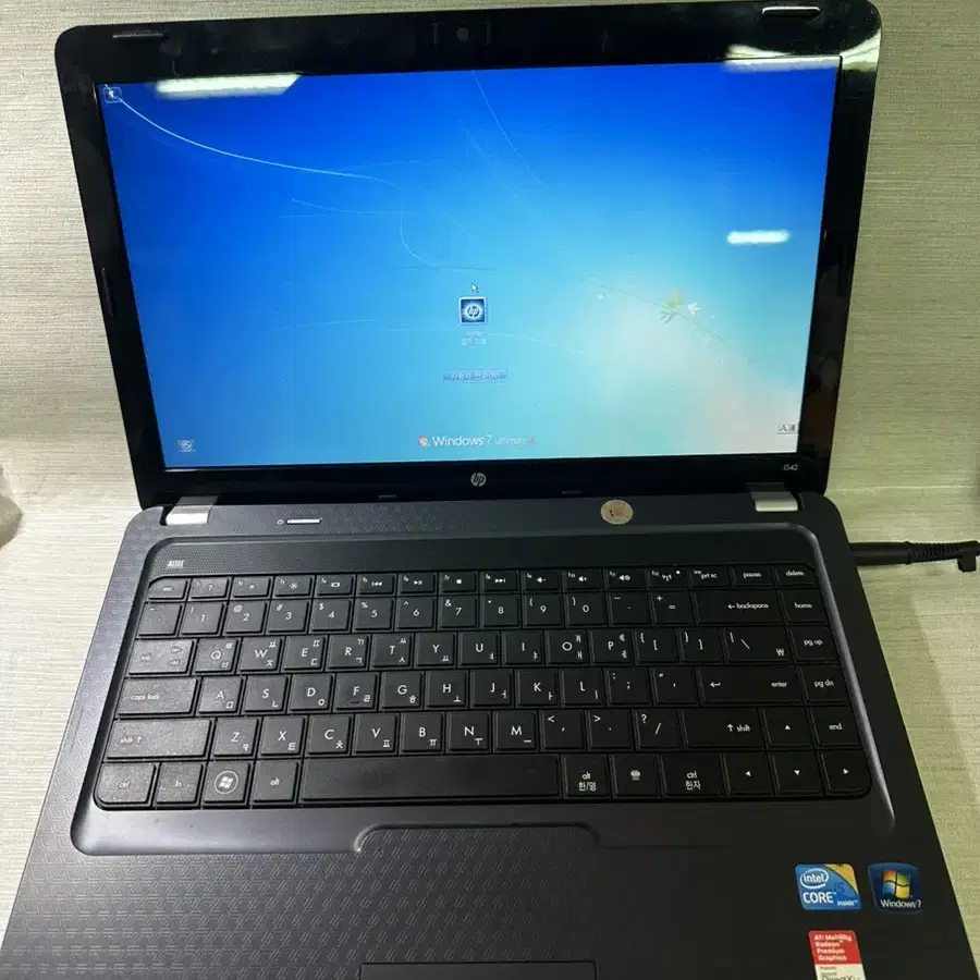 HP 노트북,윈도7,i5-M460,램8기가,배터리방전