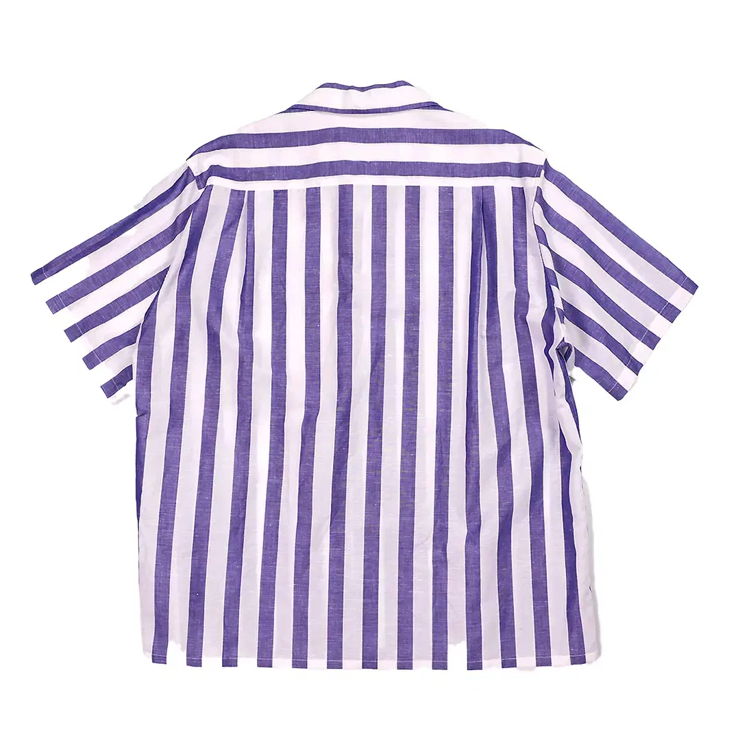 WACKO MARIA STRIPED REGULAR COLLAR