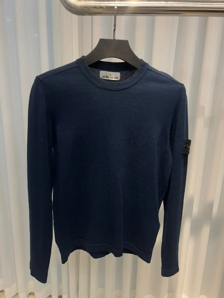 (S)Stone Island Wool Knit Navy