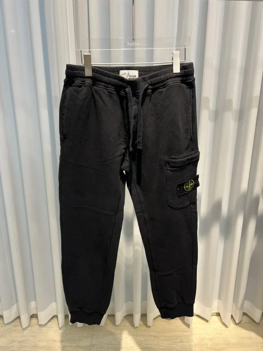 (M)Stone Island Training Pants Black