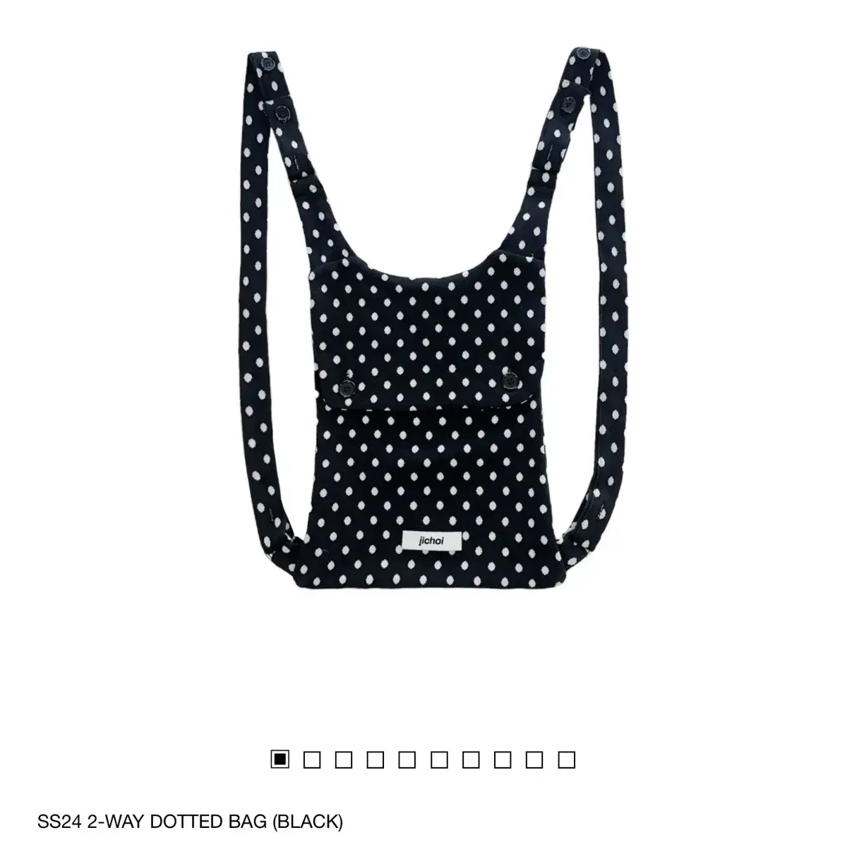 구매)) jichoi 지초이 ss24 2-way dotted bag