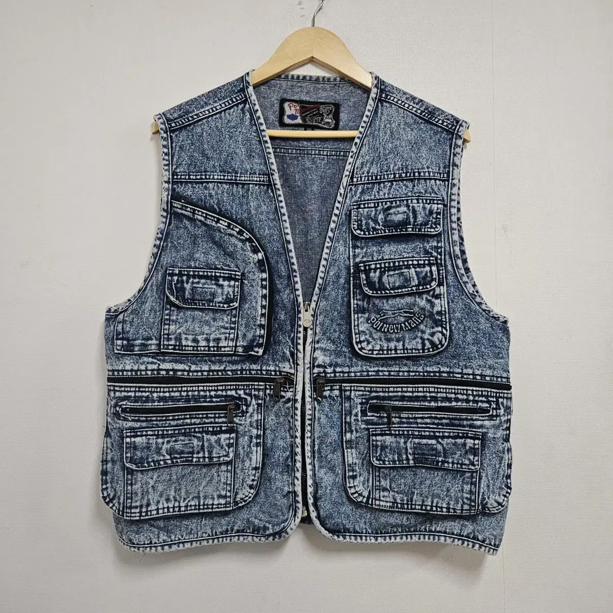 Multipocket Work Denim Vest 105