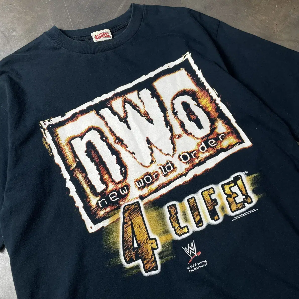 WWE 헐크호건 NWO 반팔 티셔츠