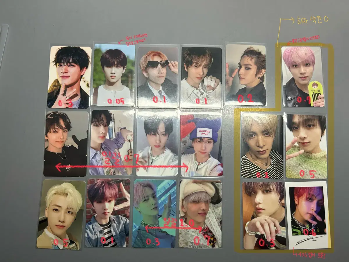 nct photocard wts