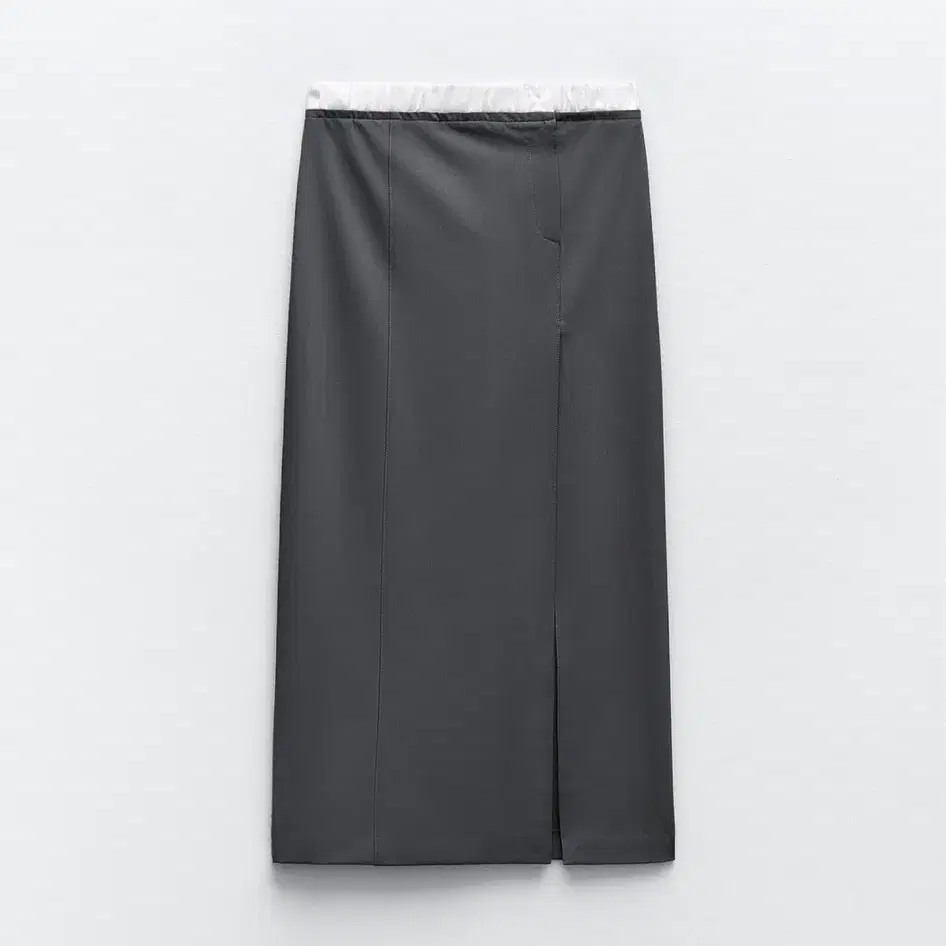 자라 zara boxer midi skirt s