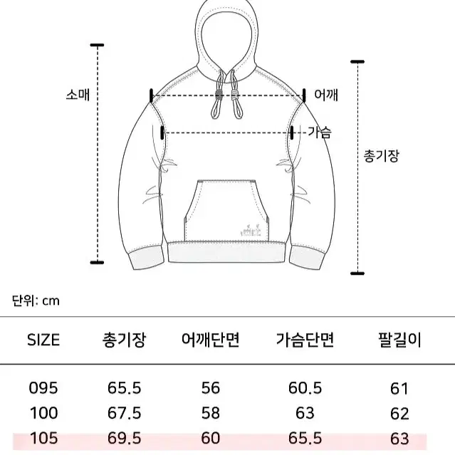 밀레클래식 로프후디 카키 105