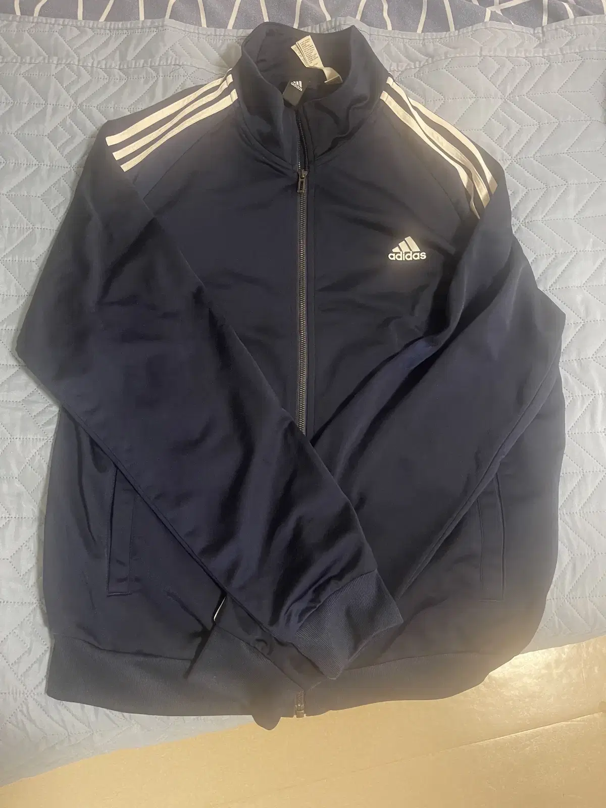 adidas Navy Zip-Up Jersey 115