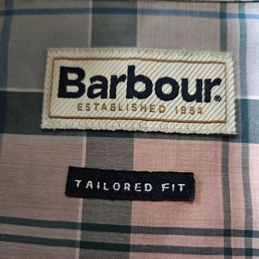 105)바버 Barbour 남성 체크 긴팔 남방셔츠