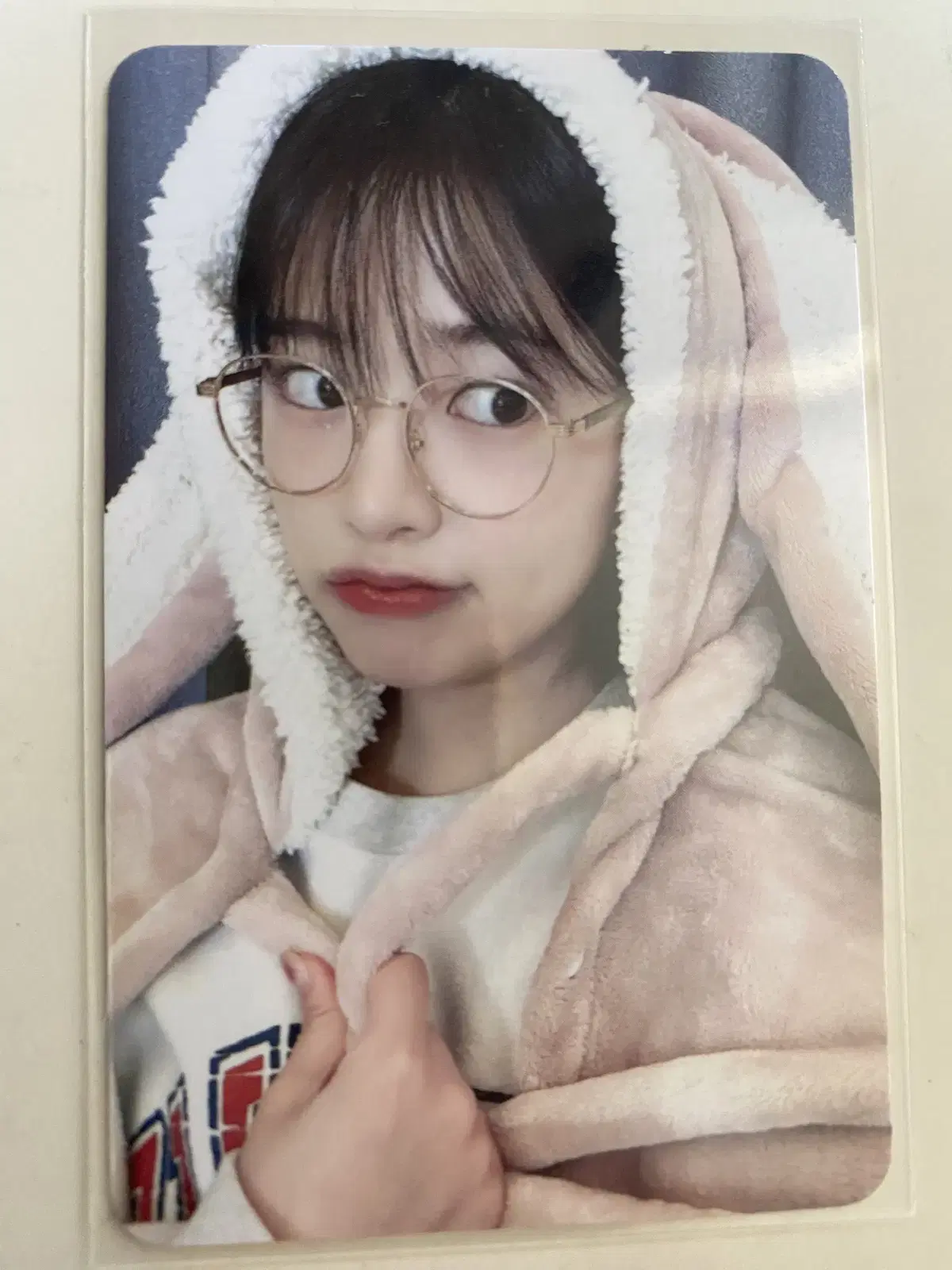 Ive got a rabbit blanket yujin photocard to sell.