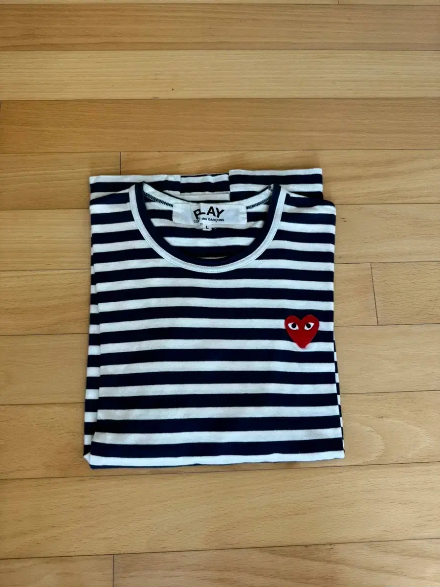 Comme des Garçons Song COMME Striped T-Shirt Brand New, size L