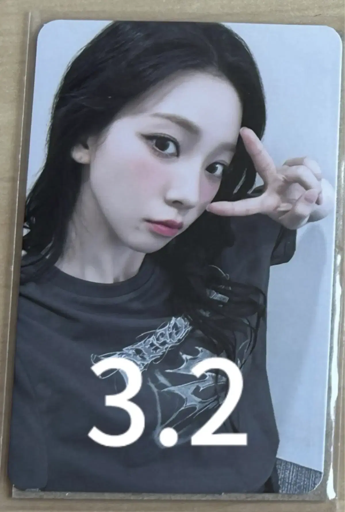 aespa karina pop up t-shirt photocard