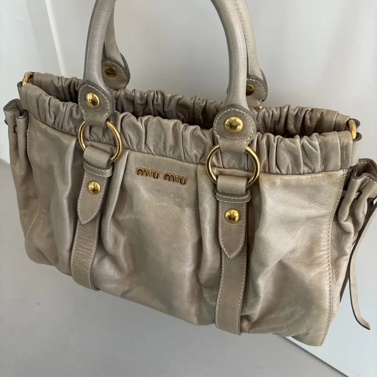 Vintage Miumiu Leather Bag