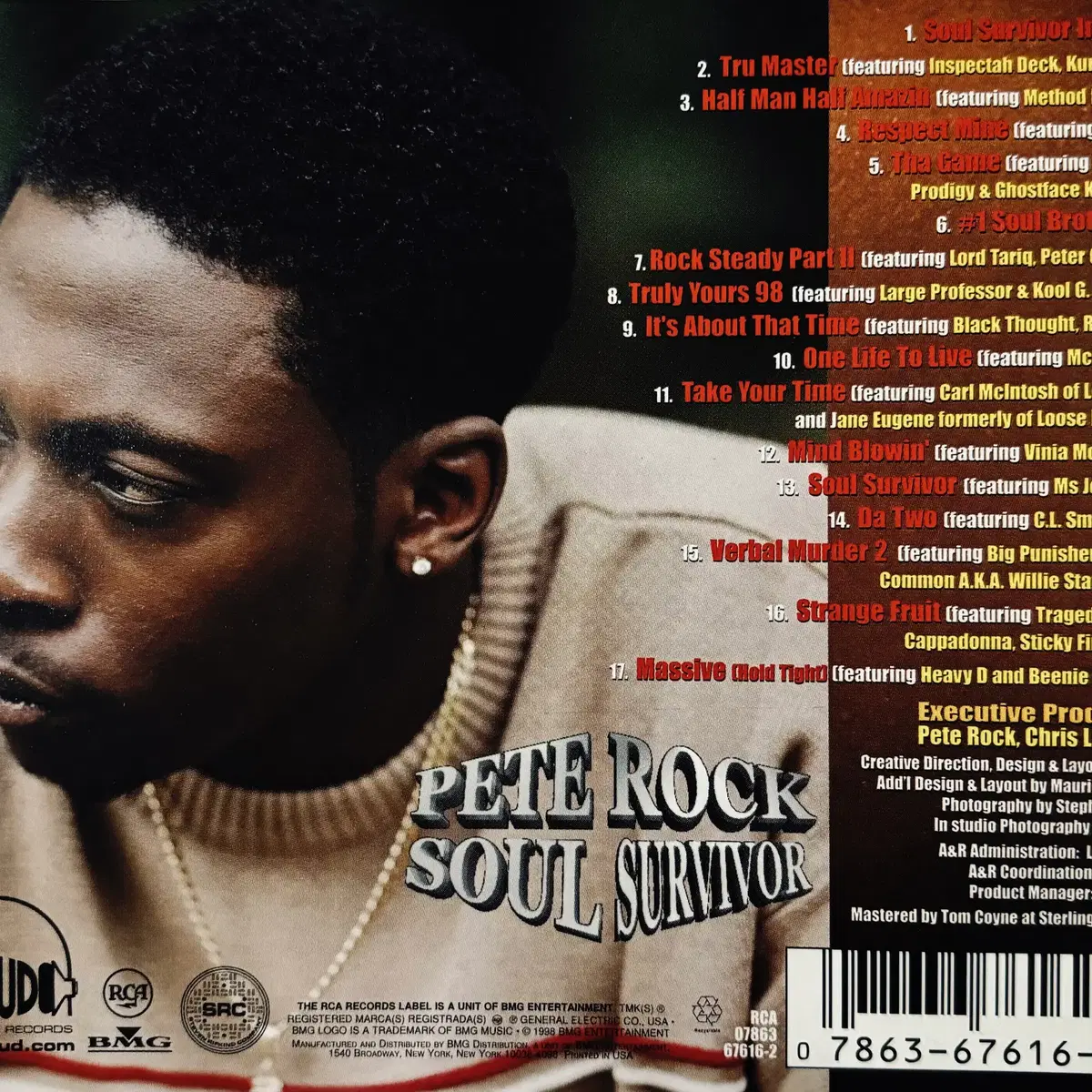 Pete Rock - Soul Survivor (CD) 미국반초판 민트급