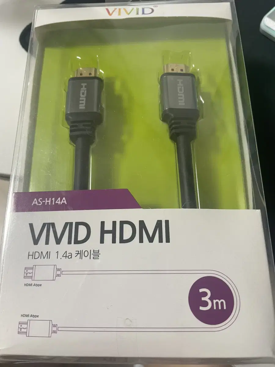 VIVID HDMI 케이블 3M(새상품)