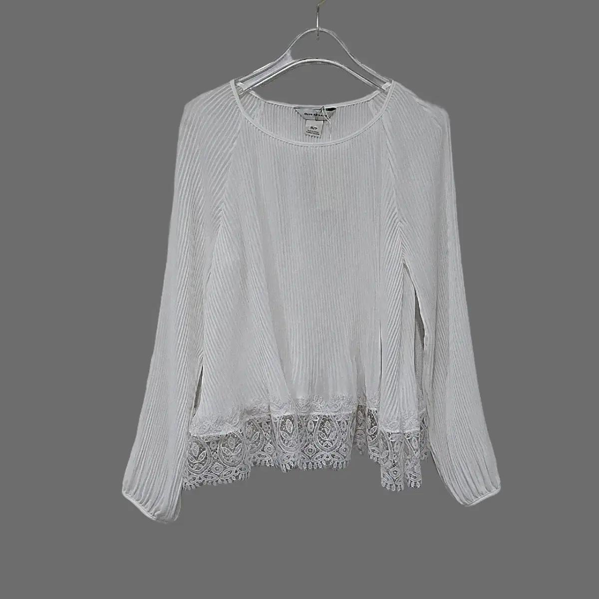 Club Monaco Lace Color-blocked Pleated Blouse (New Item)