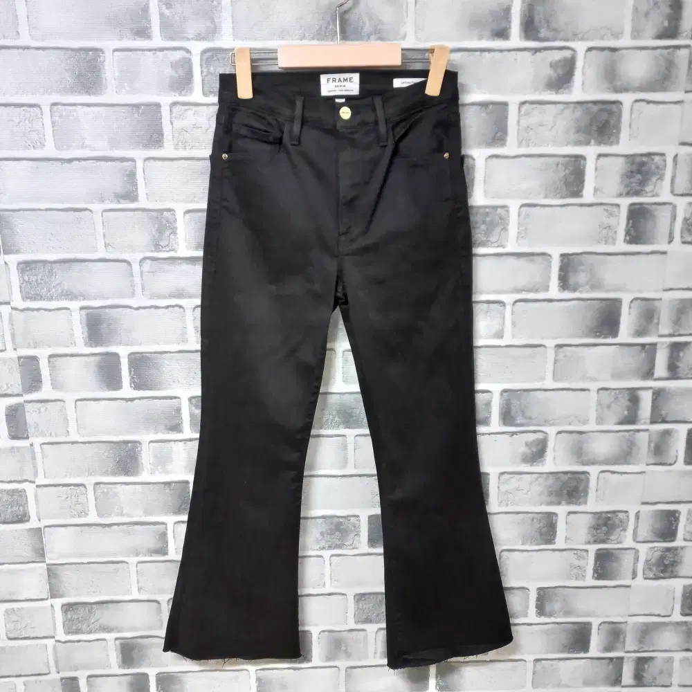 6-3/frame denim black bootcut jin