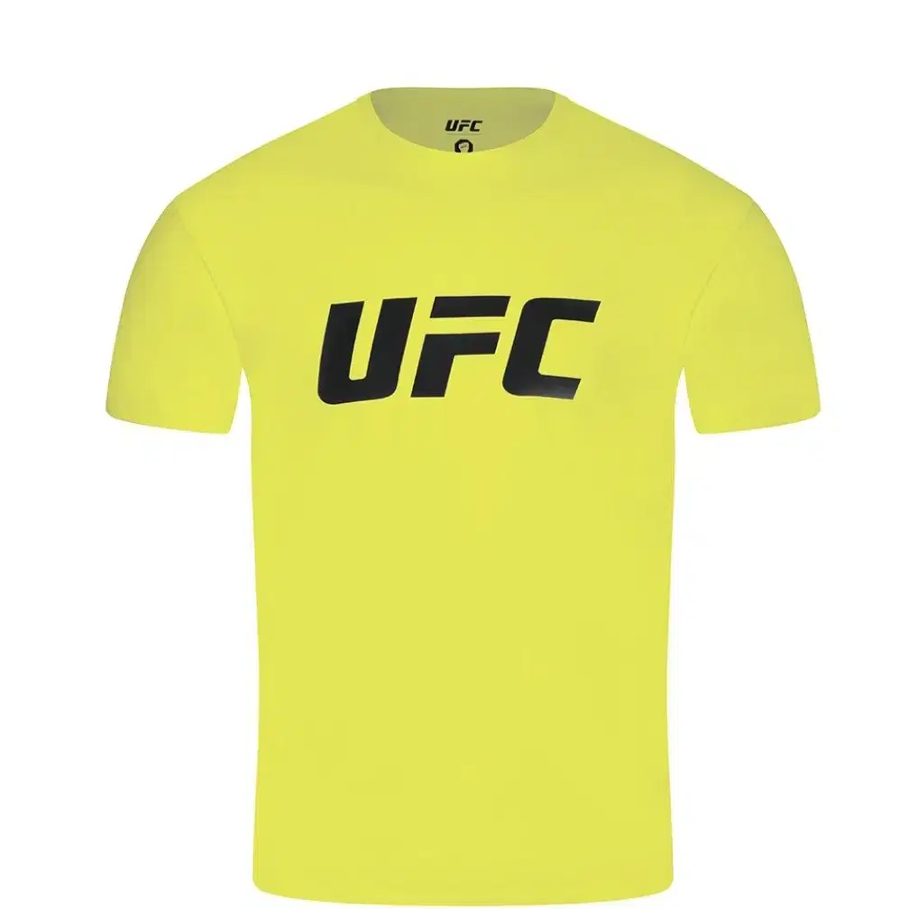 (새상품) ufc 로고 머슬핏 반팔 XL