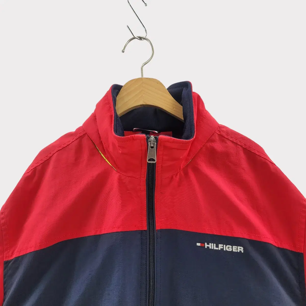 [L] TOMMY HILFIGER 타미힐피거 남성 컬러블럭 바람막이 자켓