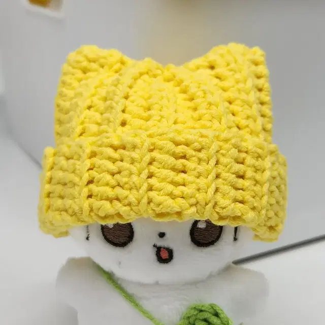 뜨개 고양이 비니 (10cm 인형)