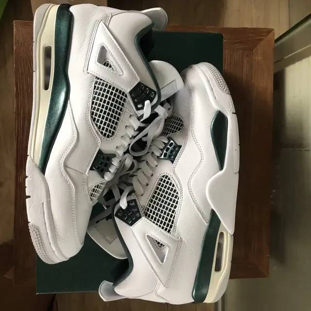 280 Jordan 4 Green Retro 조던 4 옥시다이즈 그린