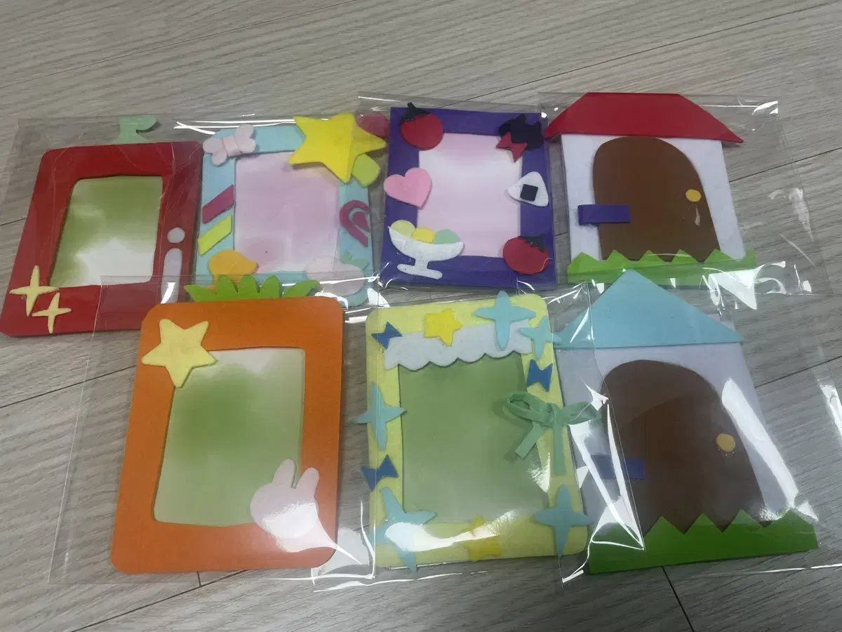 Felt paper topknot non woven topknot photocard holder for sale!!!