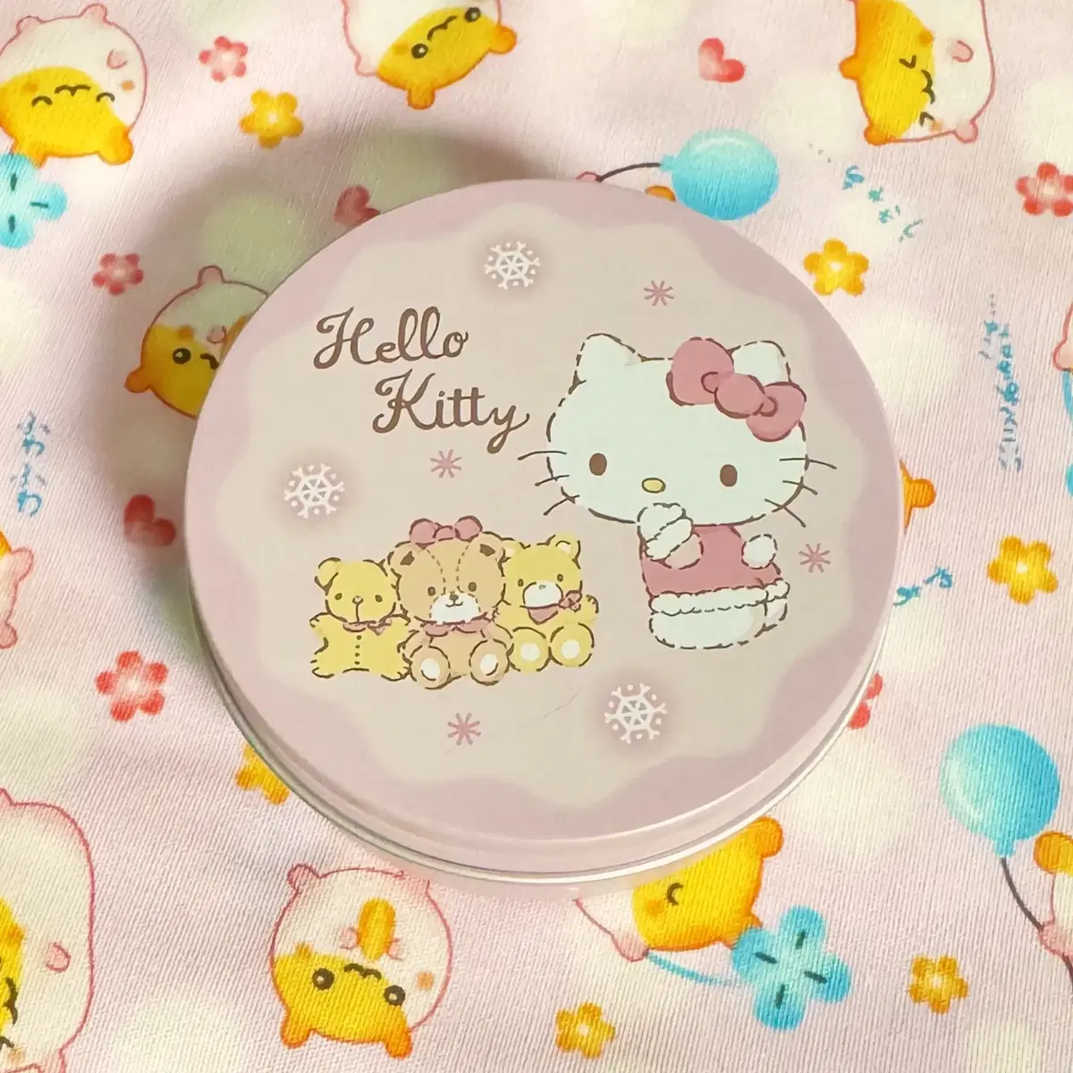 Sanrio Hello Kitty Tin Case Storage Box