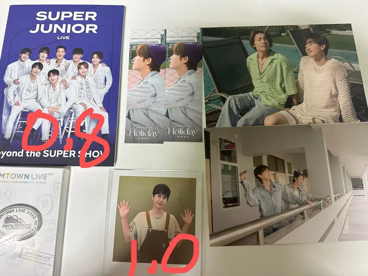 Super Junior Shoojoo Photo Card photocard Goods Super Show 8 Photo Album md pola Official