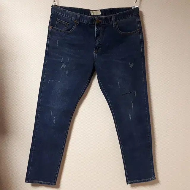 39/DENIM SUPPLY 디스 절개 슬림 청바지/39-55