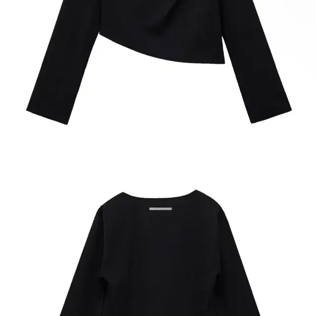 트리밍버드 Cowl Blouse [ Black ]