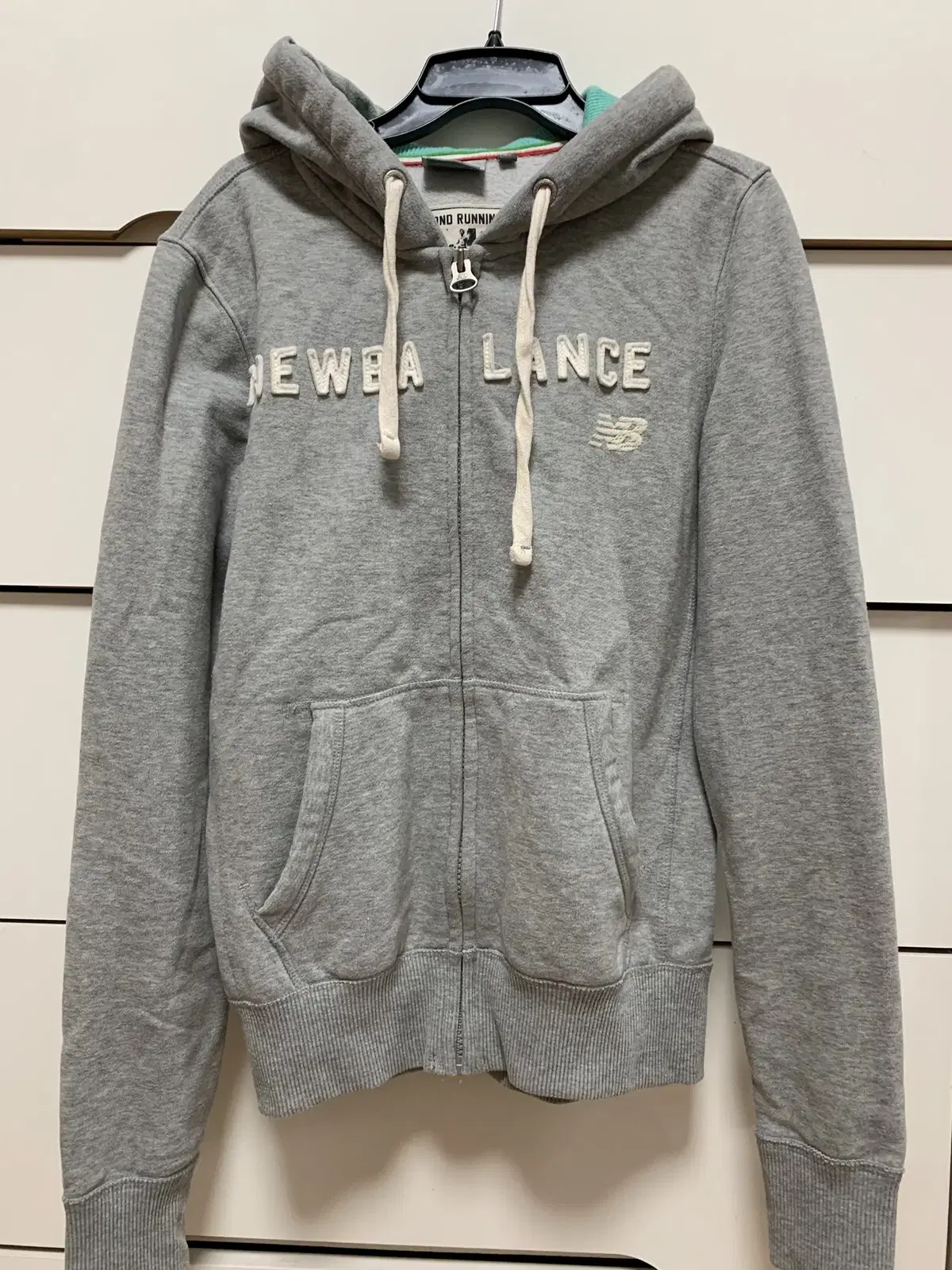 New Balance Hooded Zip Up, Gray Hooded Zip Up