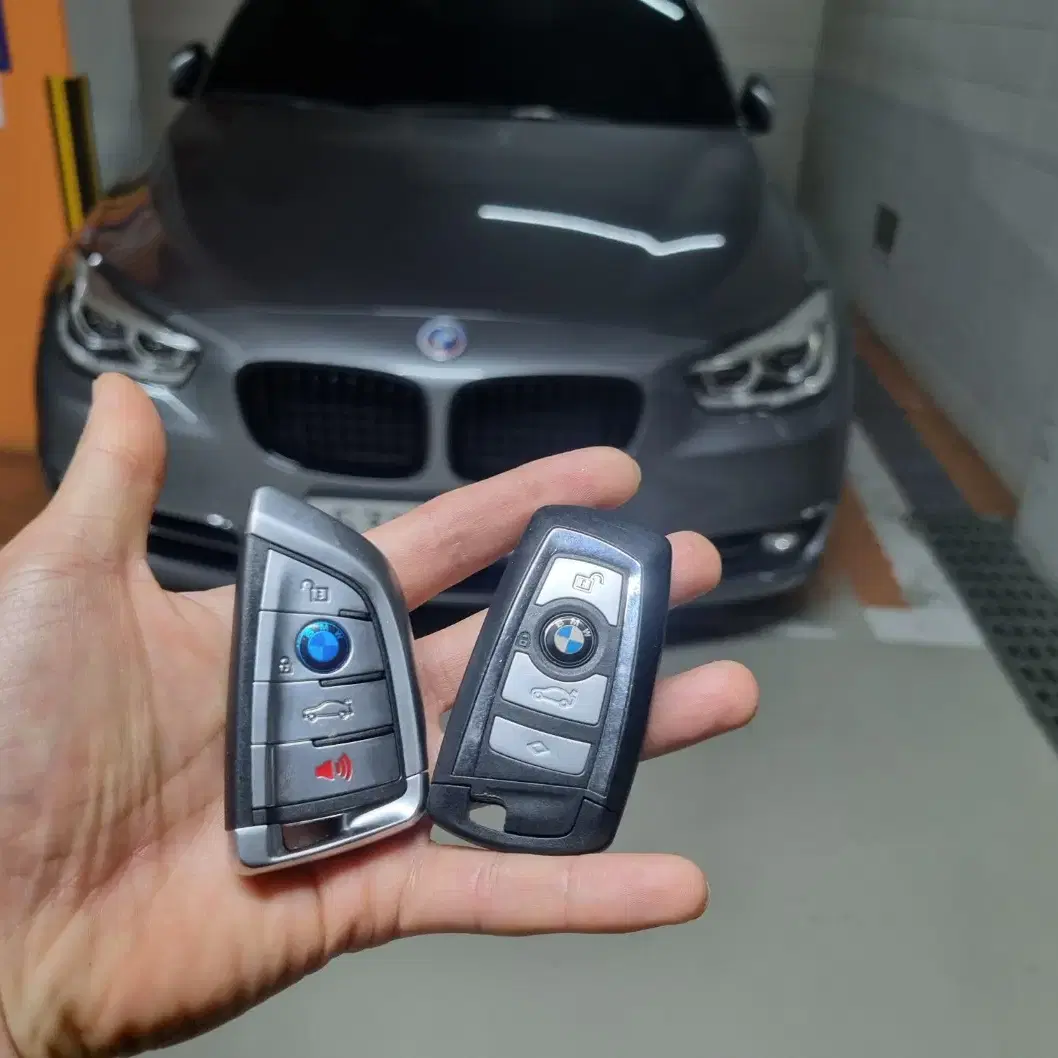 영암군 BMW 자동차키 최신형 칼키 스타일 업그레이드 개조 키 복사 제작