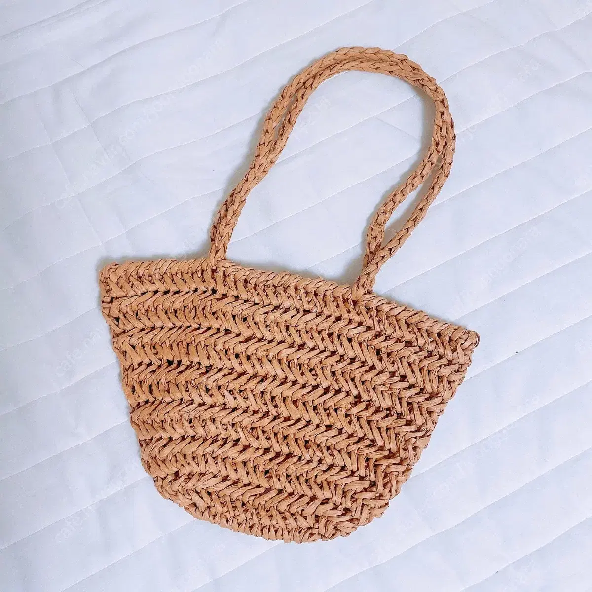 Straw half-shoulder bag Yeoreum rattan bag New product