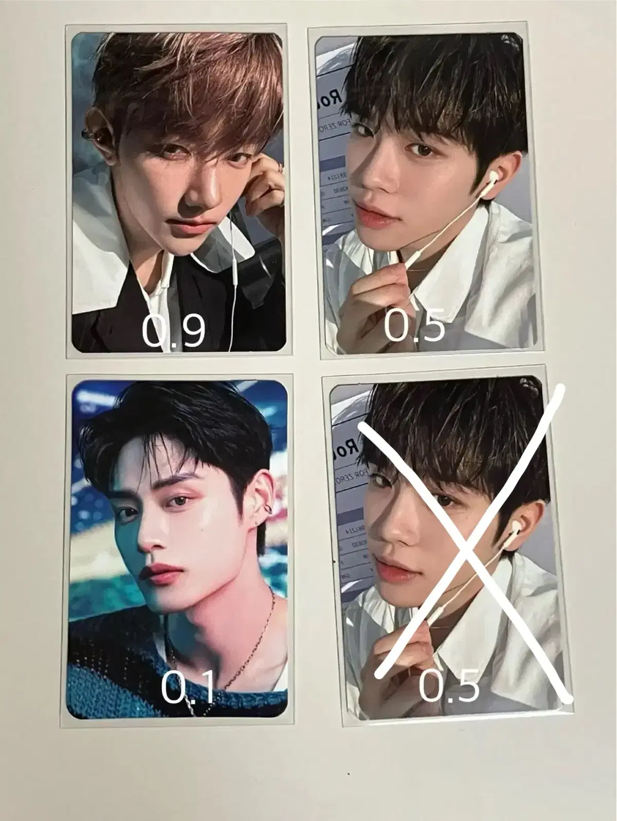 Zerobaseone zb1 kim jiwoong zhang hao kim taerae pop up tc photocard WTS