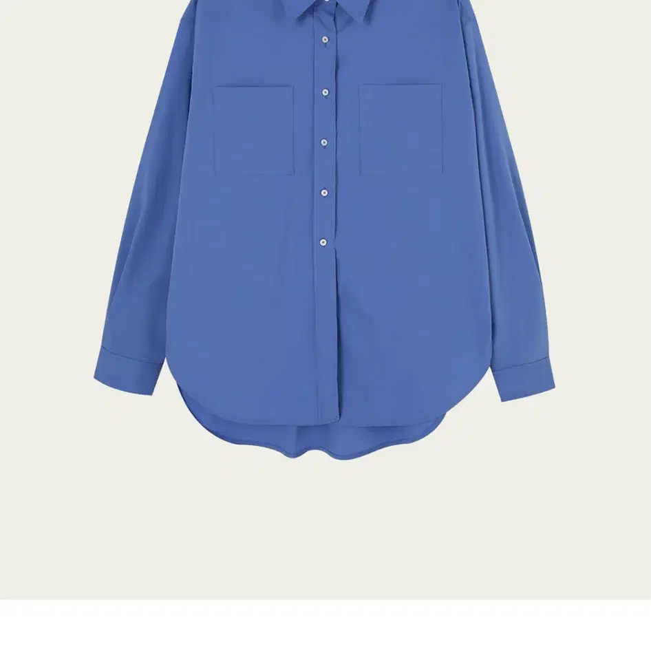 리본빛(모네마켓) Porto Cotton Shirt - Blue