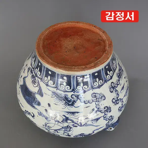 명융경/청화백자고사인물문호두이관 [감정서 / 중국도자기]