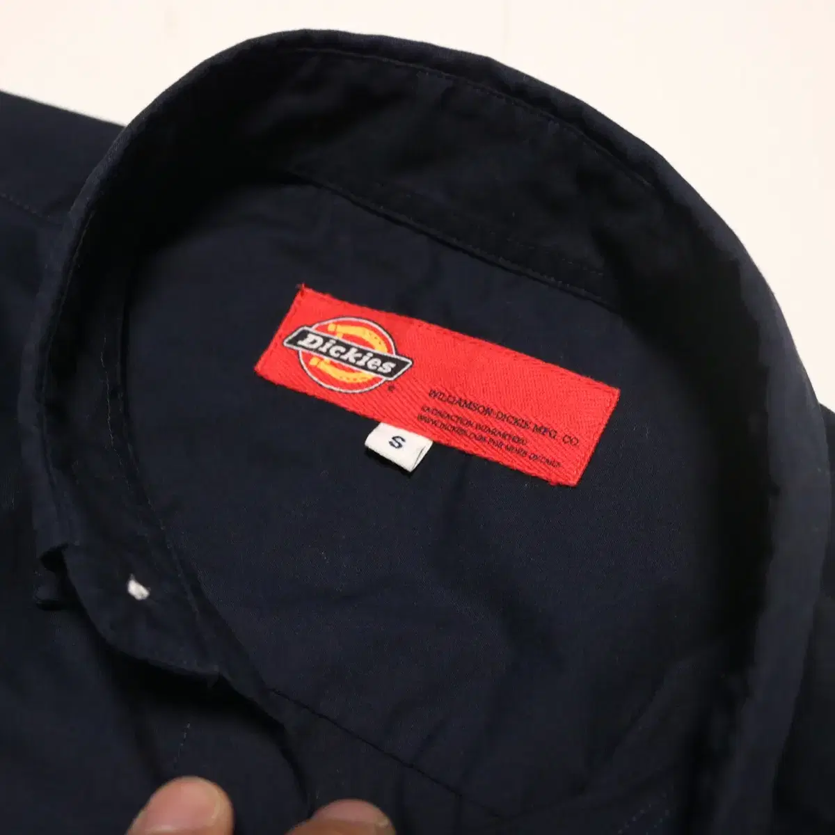 DICKIES 디키즈 S사이즈 레터링 워크셔츠