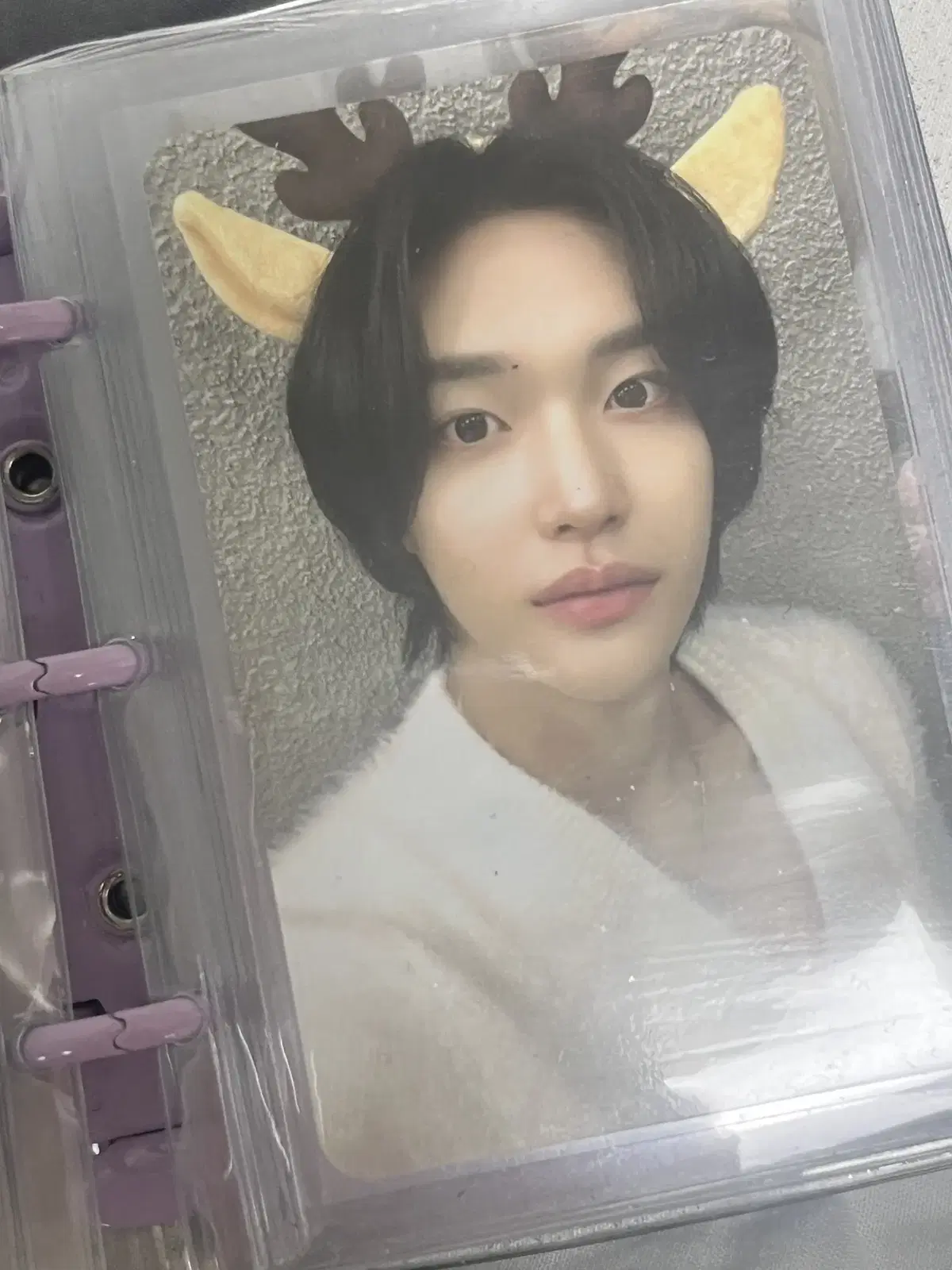 Rize wonbin Pink Christmas photocard wts