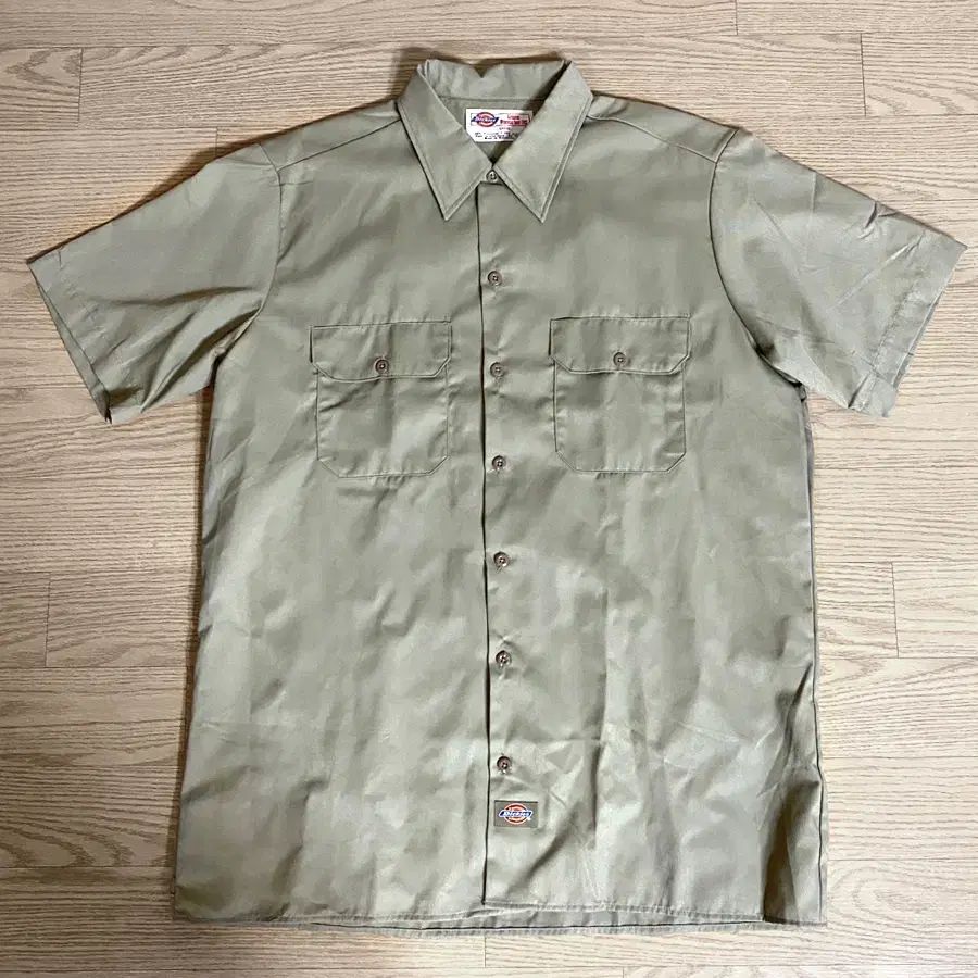 (New)Dickies Dickies Workshirt Khaki Large