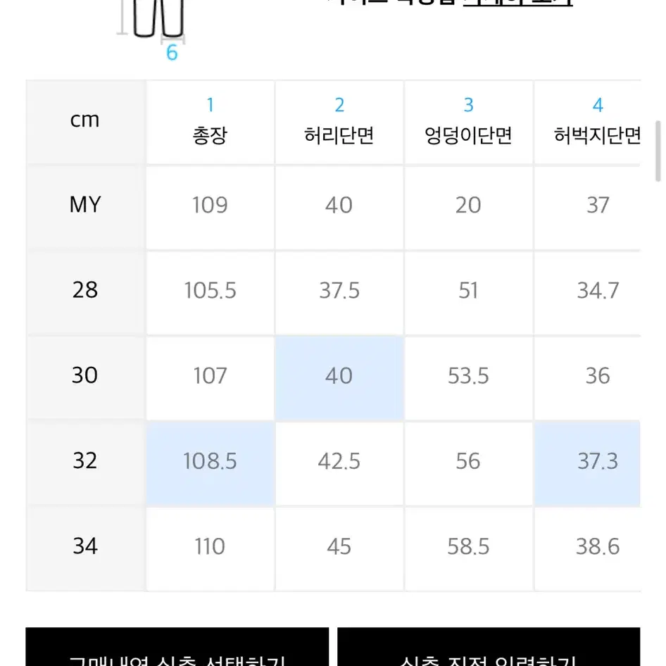 비슬로우 원턱 데님