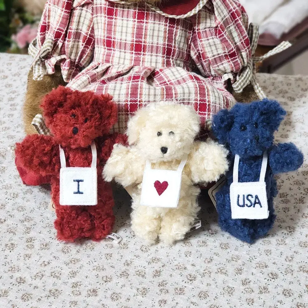 Sale) (SET) 보이즈베어 쪼꼬미 빈티지인형 I Love USA