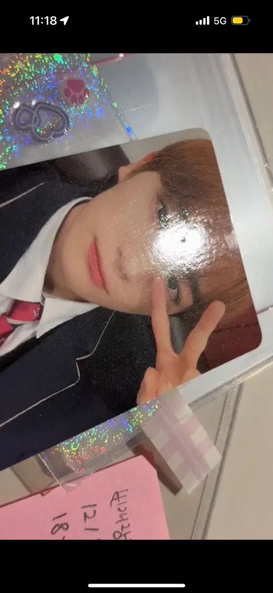 (takpo) hanlim hyunjae photocard wts the boyz hyunjae photocard