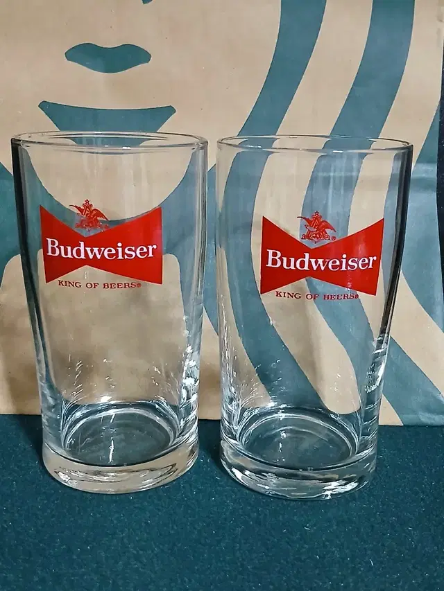 레트로 컵 7oz [ 버드와이저 ] 맥주잔 Budweiser 2p