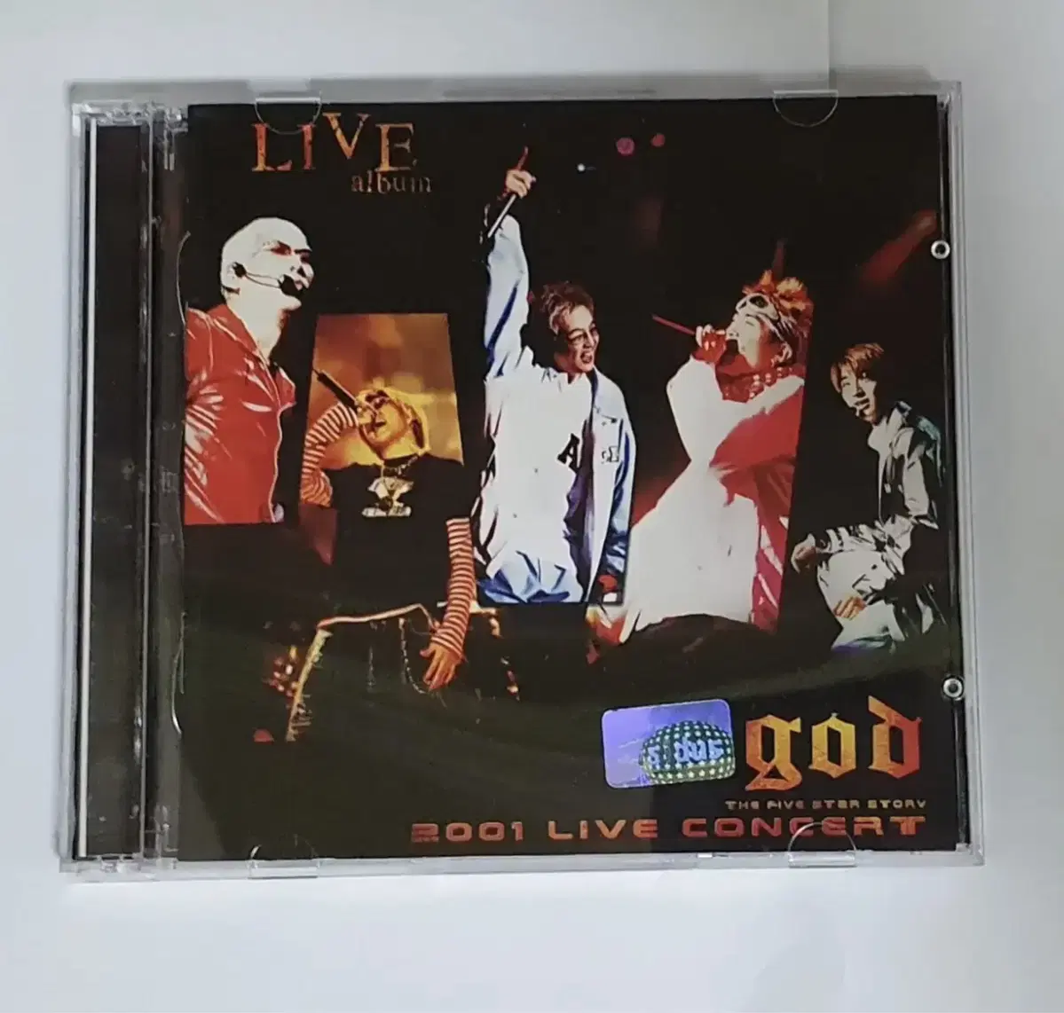 지오디 2001 Live In Concert 앨범 시디 CD