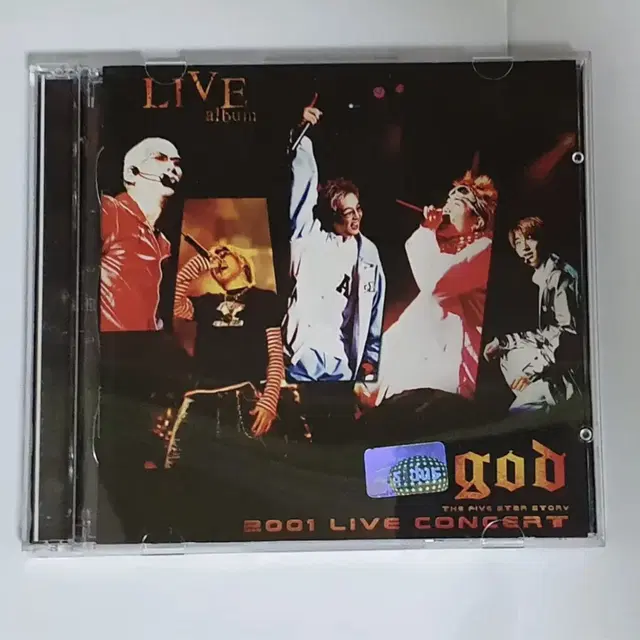 지오디 2001 Live In Concert 앨범 시디 CD