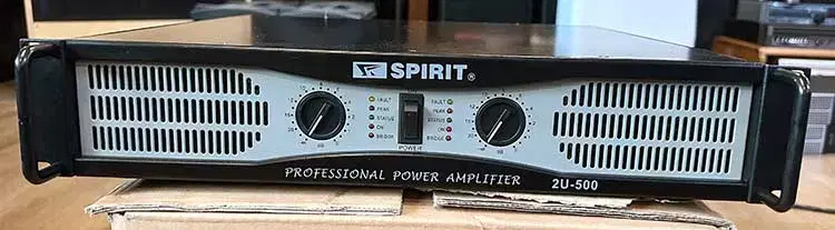 SPIRIT 파워앰프 2U-500 (700W x 2)