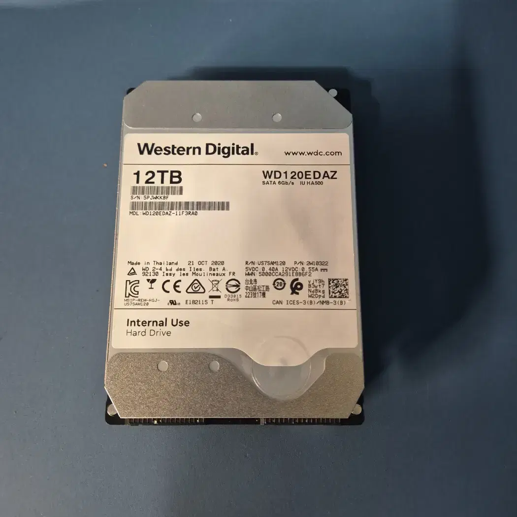 WD 12TB 12테라 120EDAZ HDD SATA 판매