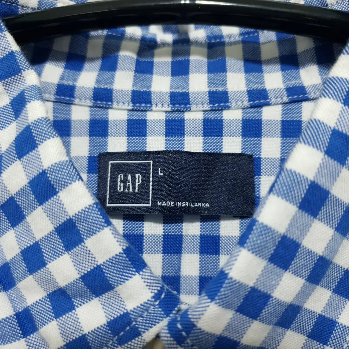 GAP 갭 체크 셔츠 L_i1743