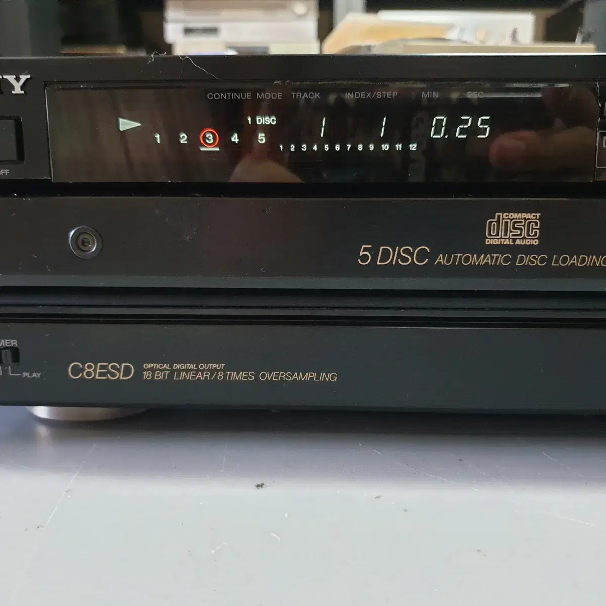 소니 cdp-c8esd 5 체인져